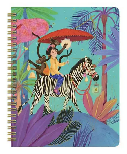 Djeco Judith Spiral Notebook - Multicolor