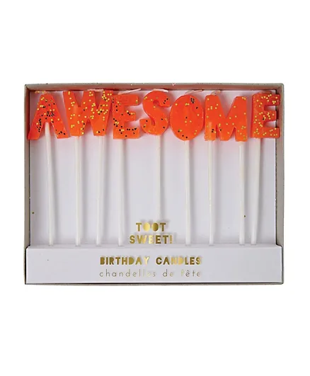 Meri Meri Awesome Birthday Candles - Pack of 7
