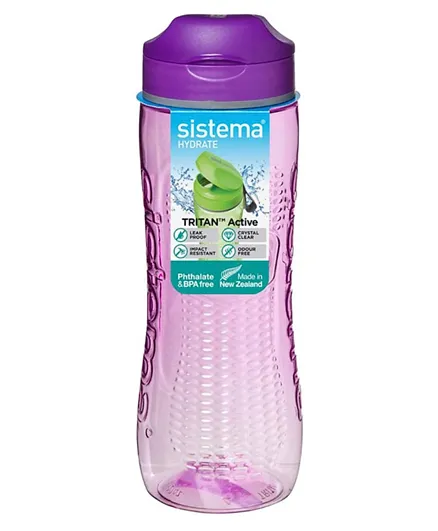 زجاجة مياه أكتيف أرجوانية مصنوعة من التريتان من سيستيما - 800 مل