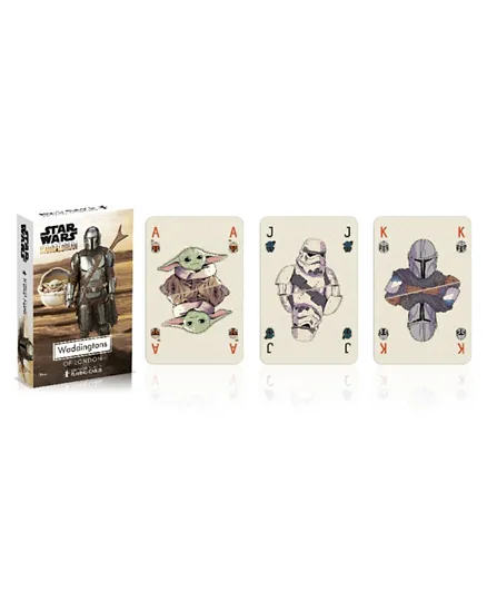 Winning Moves Star Wars The Mandalorian Waddingtons Number 1 Playing Cards - 2 to 8 Players