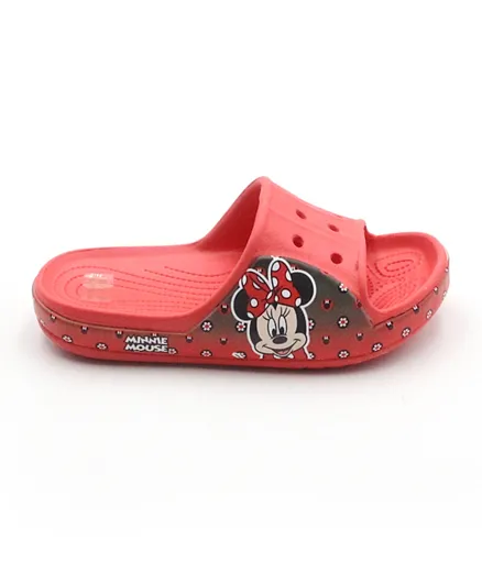 Minnie Mouse Slides - Red