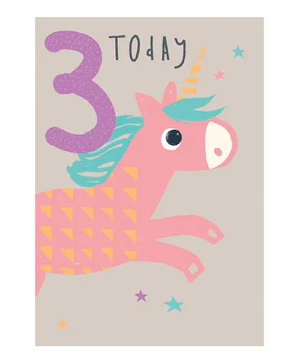 Pigment Unicorn 3 Today Greeting Card