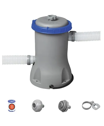 Bestway Filter Pump with Accessories - Grey