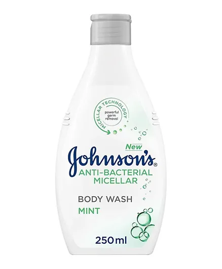 Johnson’s Anti-bacterial Micellar Body Wash Mint - 250ml