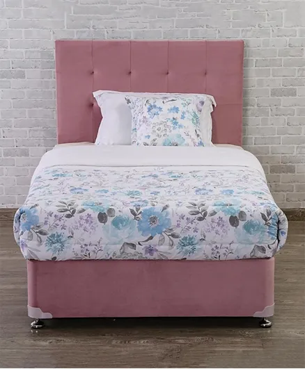 Softtouch Divan Base Bed - Pink