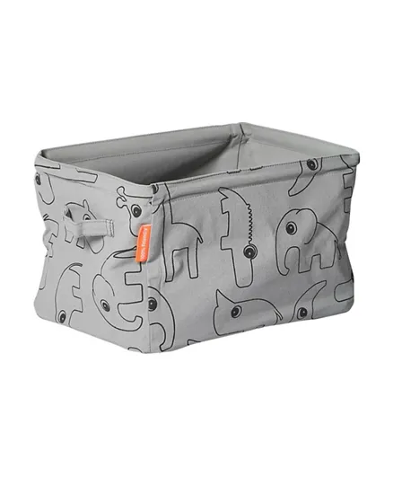 Done By Deer Soft Storage Doublesided - Grey