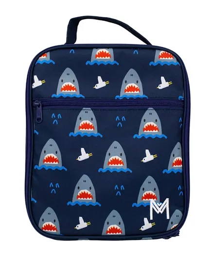 MontiiCo Large Insulated Lunch Bag - Shark