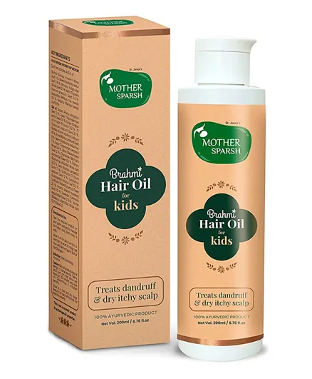 Mother Sparsh Brahmi Anti-Dandruff Hair Oil For Kids - 200mL