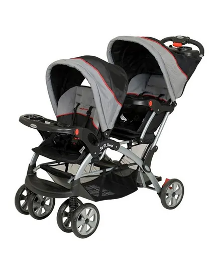 Babytrend Sit N' Stand Double Stroller - Millennium