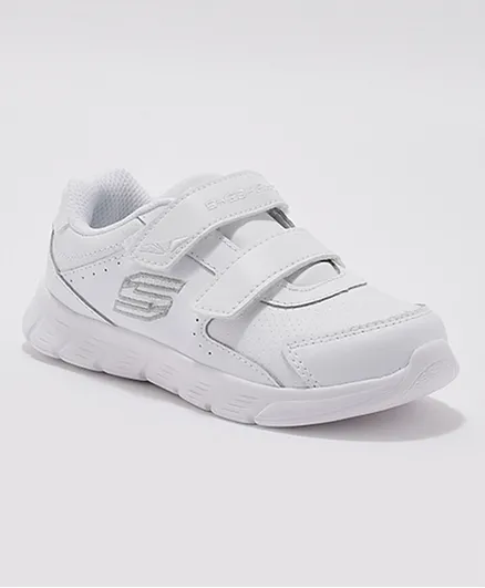 سكيتشرز - حذاء كومفي فليكس  - أبيض