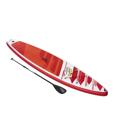 Bestway Hydro-Force Fastblast Tech SUP Set, Red - Inflatable Paddleboard, UV-Protected & Non-Slip Surface,12 Years+