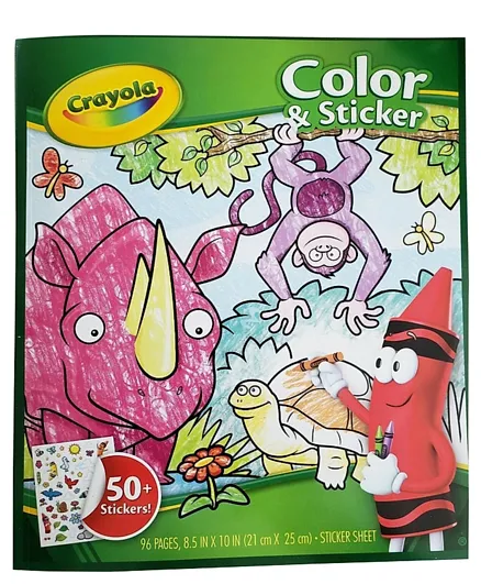 Crayola Color & Sticker Book With Animals