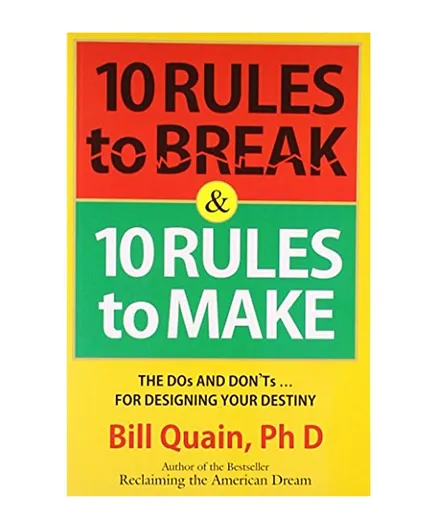 10 Rules to Break and 10 Rules to Make - English