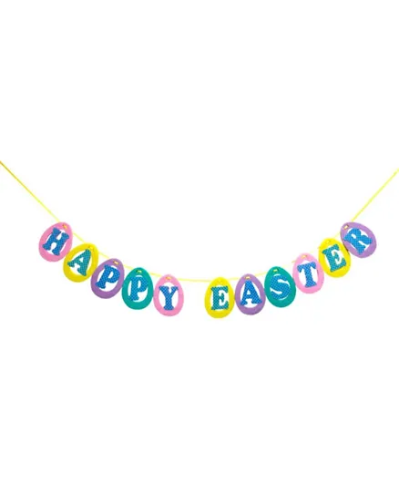 Party Magic Happy Easter Banner - Multicolor