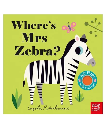 Felt Flaps: Where's Mrs Zebra? Paperback - English