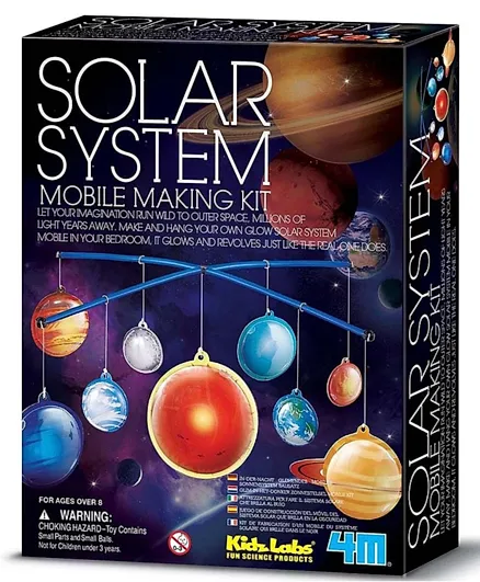 لعبة مختبرات النظام الشمسى المحمول من 4 إم كيدز  - متعدد الألوان