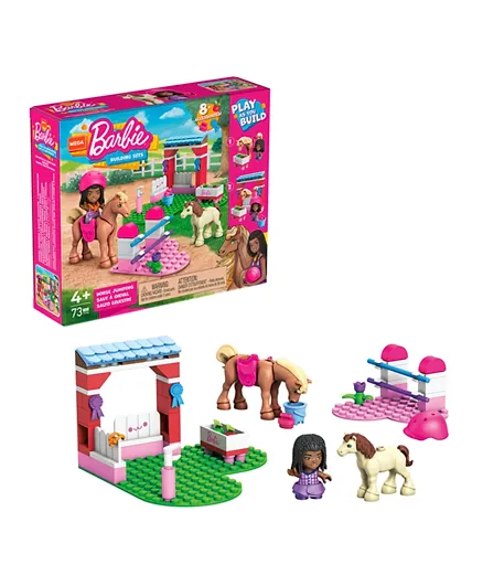 Mega Bloks Barbie Horse Jumping Playset