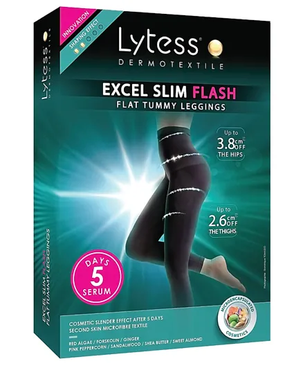 Lytess Excel Slim Flash Flat Tummy Leggings - Black