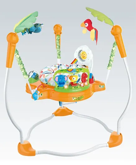 كرسي تيبابي كيدز قفز للأطفال مع موسيقى خفيفة - برتقالي