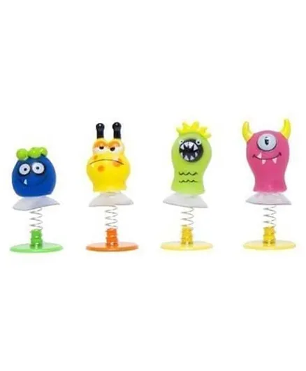 Unique Cute Monsters Spring Pop Up Toys - Pack of 4