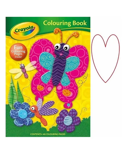 Alligator Books Crayola Butterfly Colouring Book - English