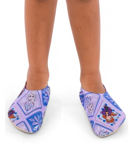 كويغا سن وير - حذاء حوض السباحة للأطفال بطبعات  - بنفسجي