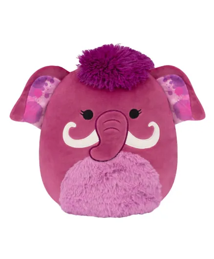 Squishmallows Woolly Mammoth Plush Magdalena Magenta Soft Toy - 30.48 cm