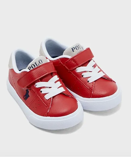 Polo Ralph Lauren Theron Ps Sneaker Shoes - Red