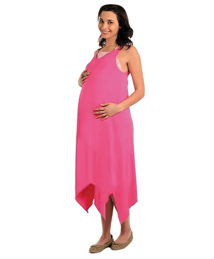House of Napius Maternity Sundress - Pink