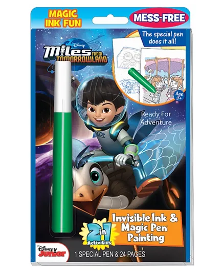 Disney Miles From Tomorrow's Land Magic Pen Painting Book - Multicolor
