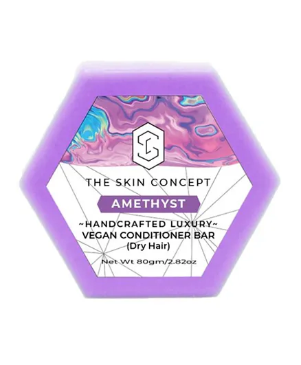 The Skin Concept Handmade Vegan Solid Conditioner Bar - Amethyst