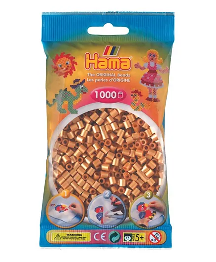 Hama Midi Beads in Bag - Gold