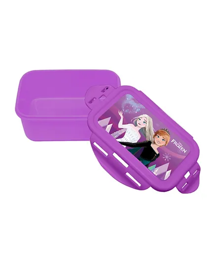 Disney Frozen Rectangular Food Container - Purple