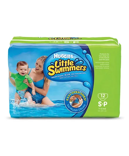 Huggies Little Swimmer Swim Diaper Pants Small Size 3 - 12 Pieces