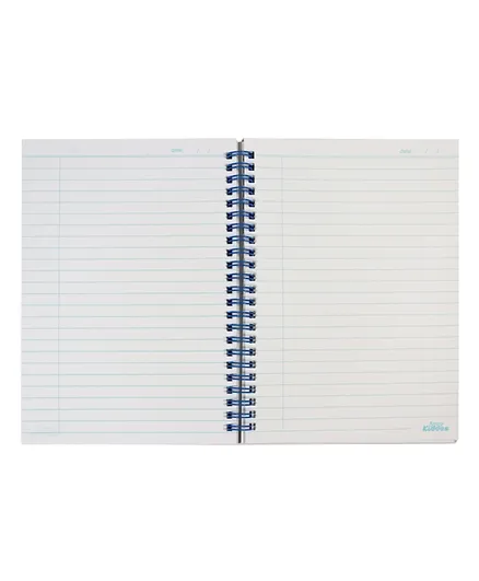 Smily Kiddos  A5 Lined Notebook - Blue