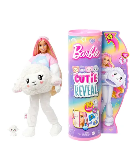 Barbie Cutie Reveal Barbie Cozy Cute Tees Series Lamb - 30 cm
