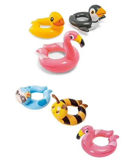 Intex Animal Split Swim Ring - Assorted Designs