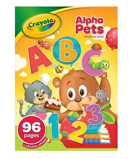 Alpha Pets Coloring Book - English
