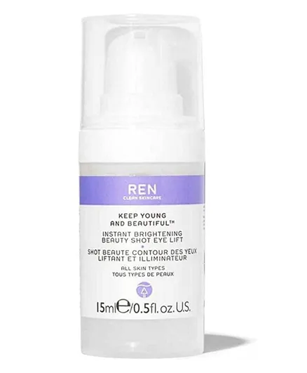 REN's Keep Young And Beautiful Instant Brightening Beauty Shot Eye Lift Serum - Women - 0.5 oz