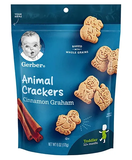Gerber Animal Crackers Pouch - 170g