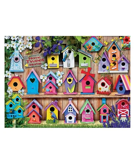 لعبة أحجية قطع تركيب بتصميم منزل الطيور من يوروجرافيكس - مكونة من 1000 قطعة