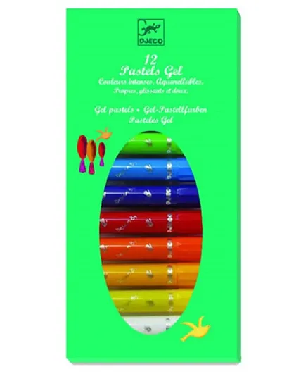 Djeco Gel Pastels Classic - Pack of 12