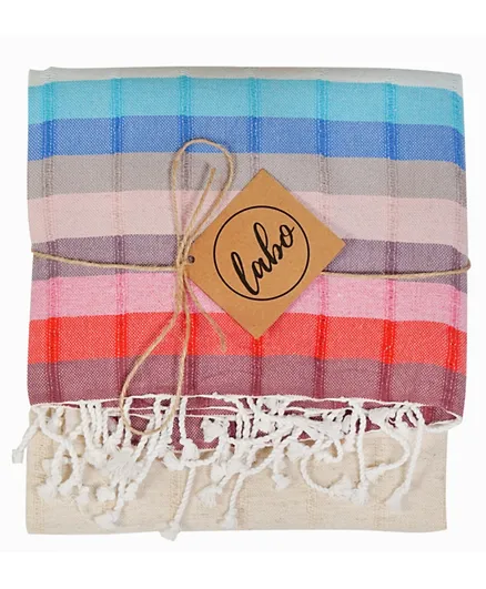 Laislabonita Turkish Peshtemal Towels - Multicolor