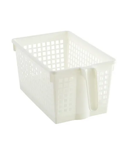 Keyway Storage Basket with Handle Medium - Clear