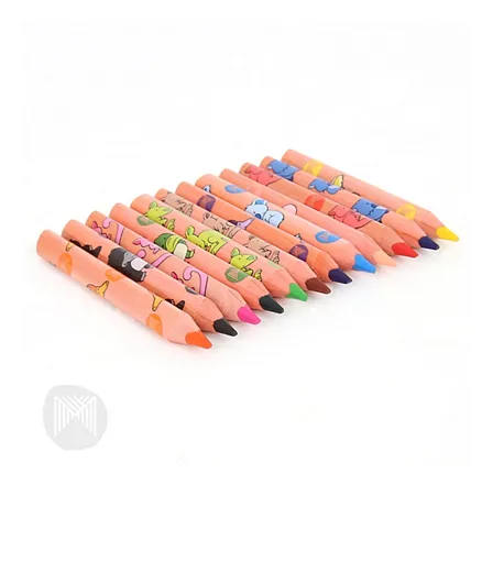 ميكادور - عبوة أقلام رصاص مثلثية  عبوة من 12 قلمًا - وردي