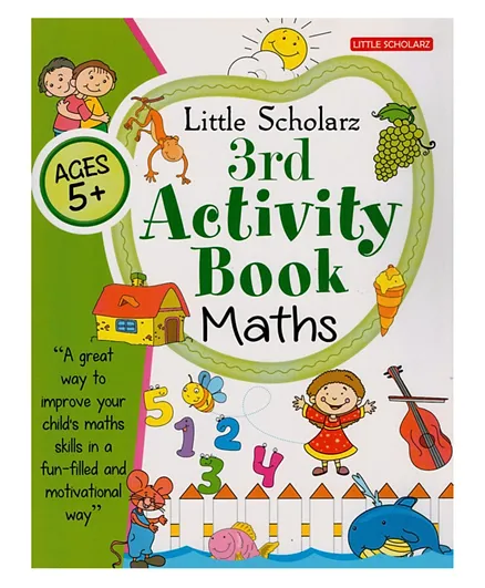 كتاب الأنشطة الثالث للرياضيات من ليتل سكولارز - 64 صفحة