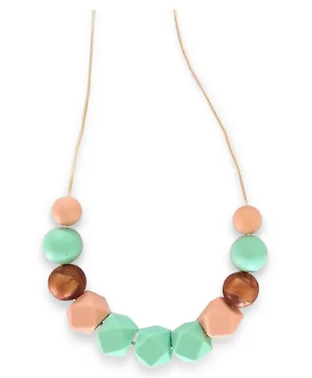 One.Chew.Three Ruby Teething Necklace - Mint