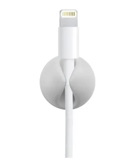 Bluelounge Cable Drop Mini White Pack of 9