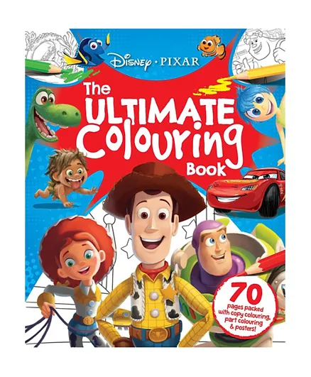 Disney Pixar Mixed: The Ultimate Colouring Book - English