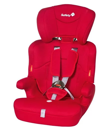 مقعد سيارة سيفتي فيرست ساجا للأطفال - أحمر